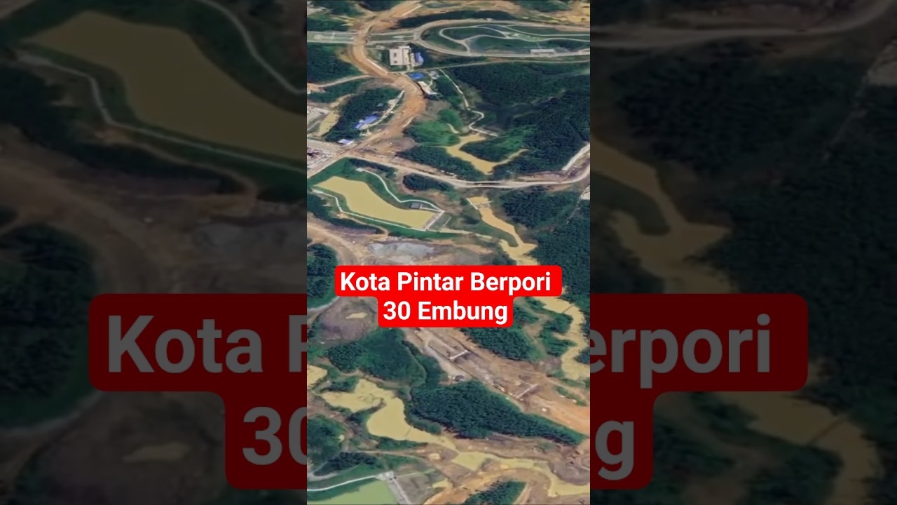 Kota Pintar Berpori 30 Embung #ikn #pembangunanikn #spongecity #smartcity #embung #shorts