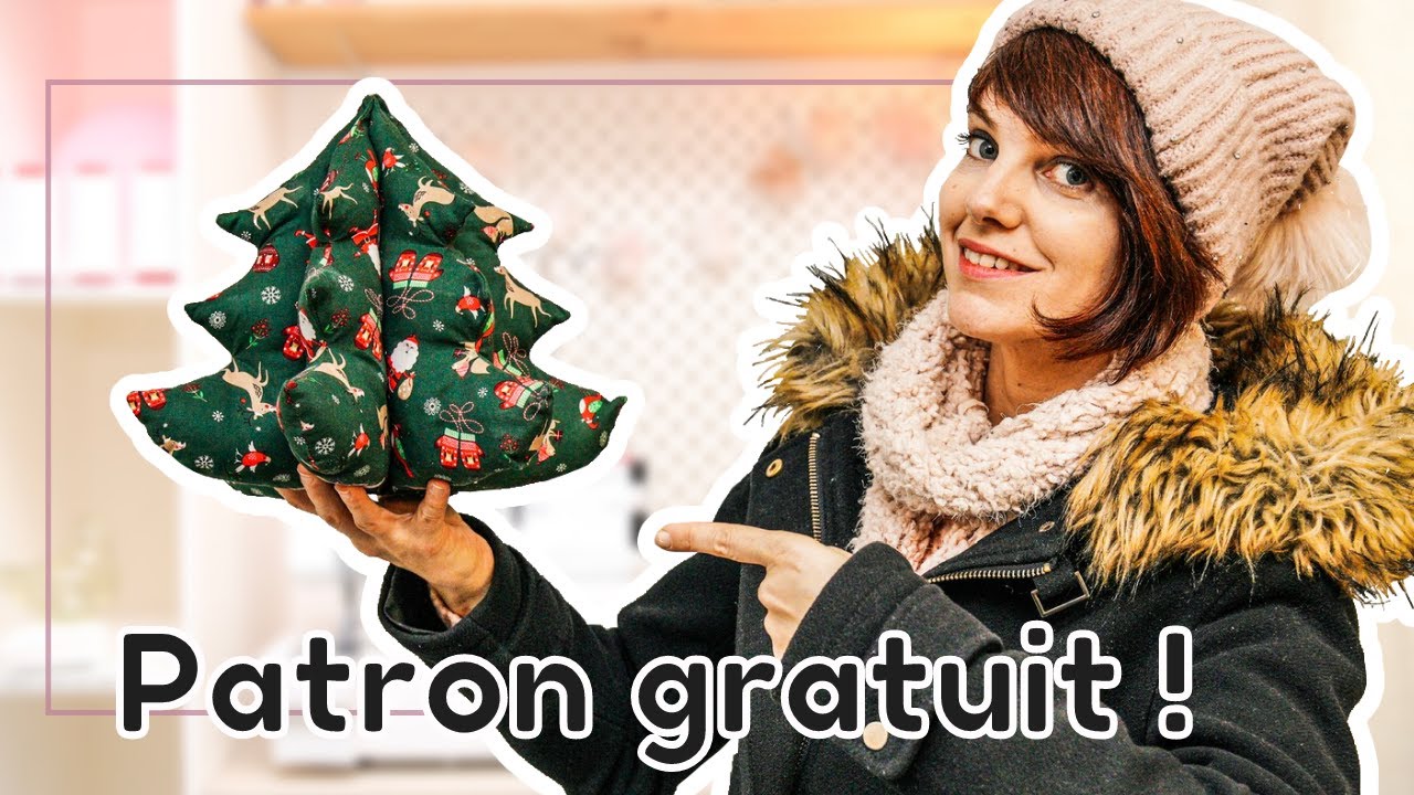 Coudre un mini-sapin de NOËL en tissu !! (déco & cadeau) | TUTO COUTURE FACILE