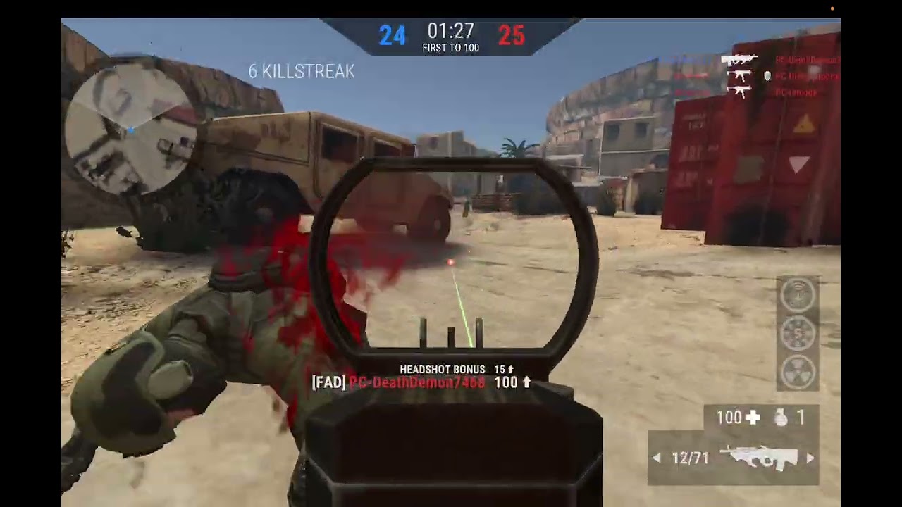 FAD FFA gameplay