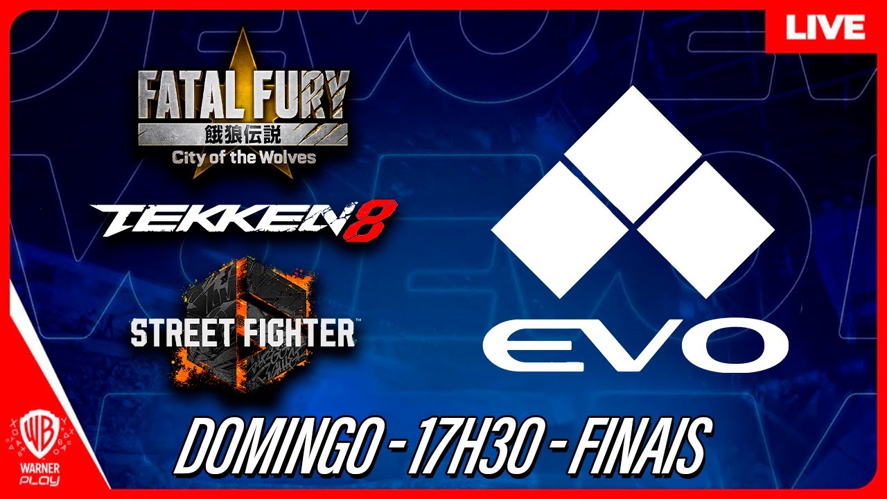 FINAIS DA EVO 2025 - STREET FIGHTER 6, TEKKEN 8 e FATAL FURY.