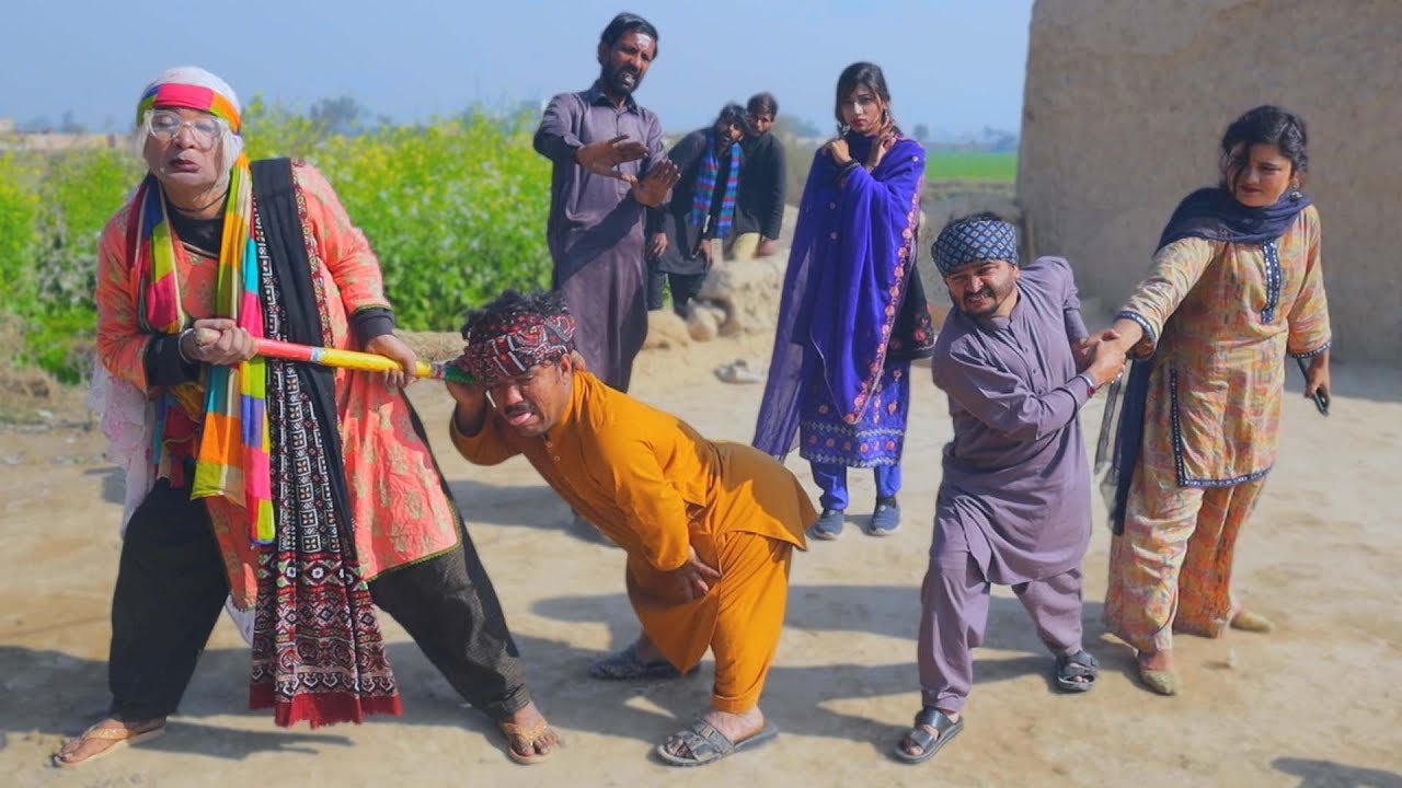 Wadda Numbardar Funny Video Maa Ghaib!New Top Funny Comedy Dadi 420 Malangi | Punjabi Funny Video
