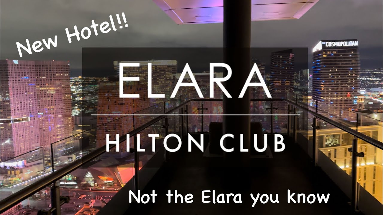 New 4 Floor Hotel. Elara, a Hilton Club Las Vegas 2 Bedroom Suite with Balcony
