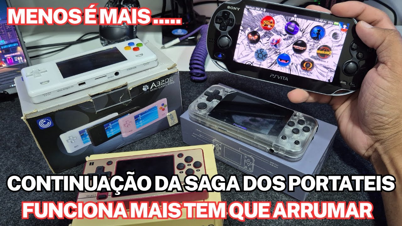 Liguem seus consoles, funciona mais tem que arrumar .