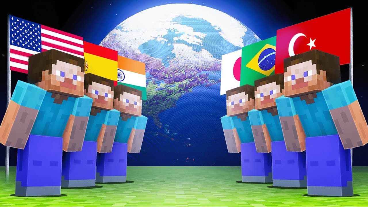 Minecraft T&uuml;rkiye vs Yabancılar YAPI KAPIŞMASI!