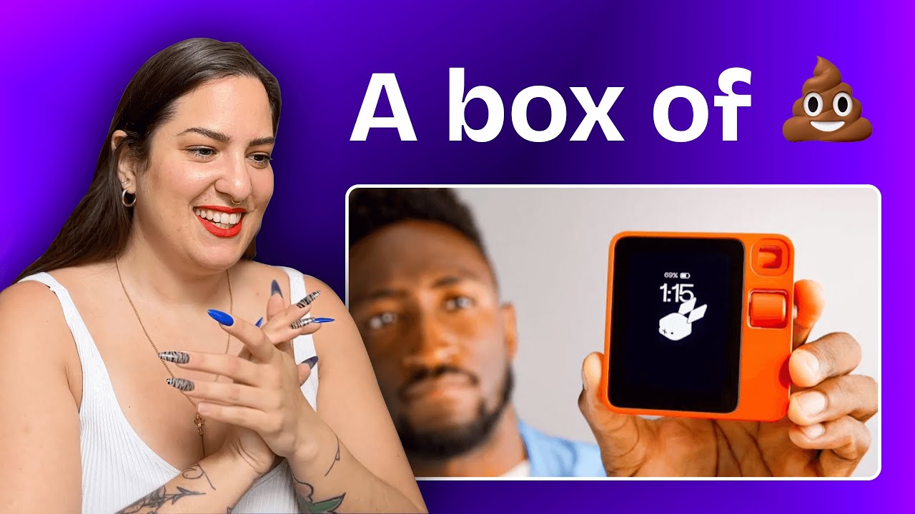 Rabbit R1 review: THE WORST UX UI I've ever seen | reacting to MKBHD