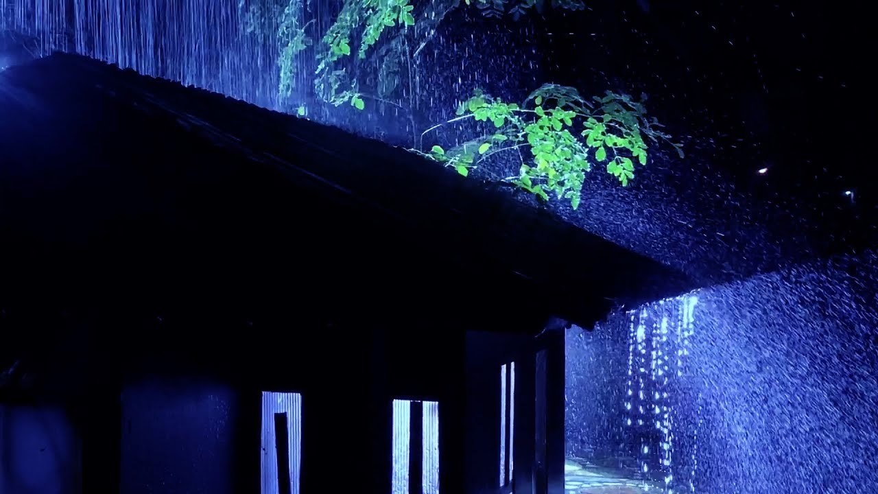 Dark Rainy Night Ambience – Peaceful Rain Sounds for Deep Sleep & Focus