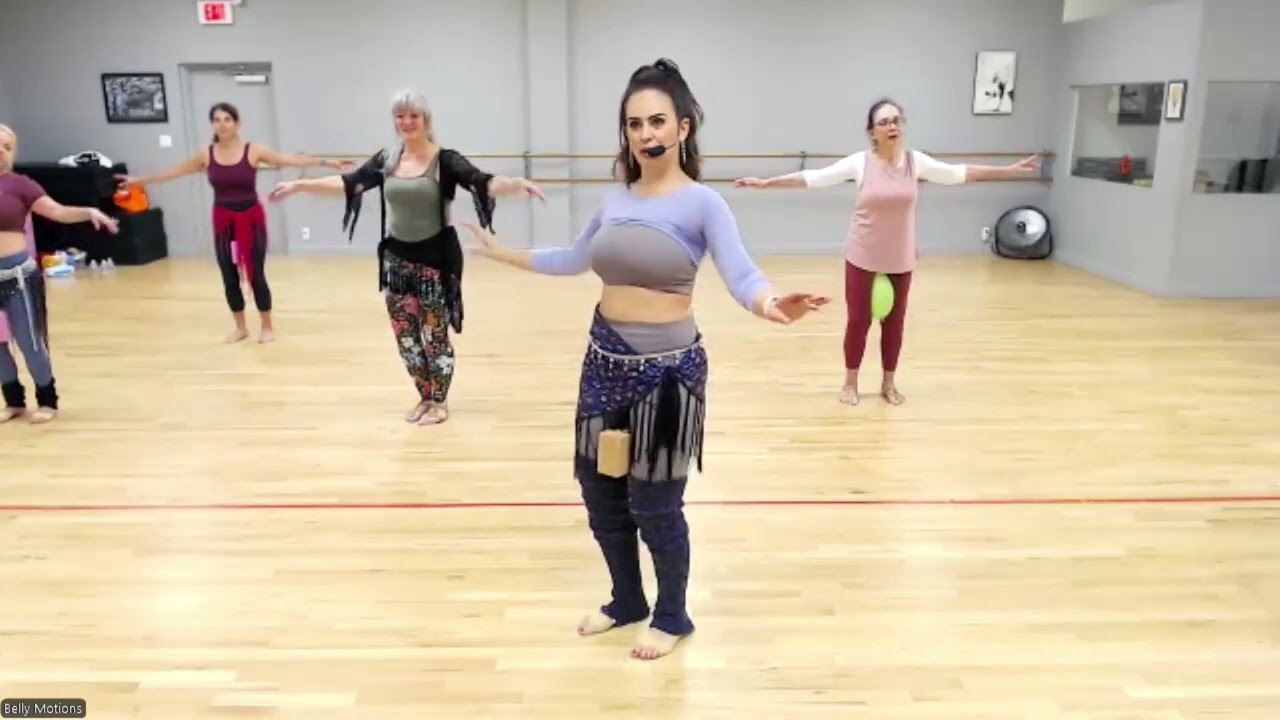 Gentle Belly Dance Moves for Beginners | Perfect for 50+! 🌟 #bellydance #exercise #fitness