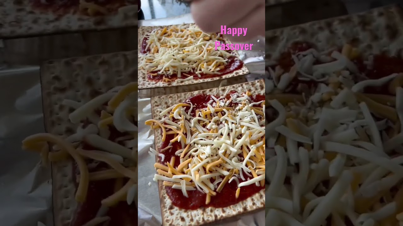 JACOB&rsquo;S MATZOH PIZZA | PASSOVER PIZZA 🍕 | KOSHER FOOD