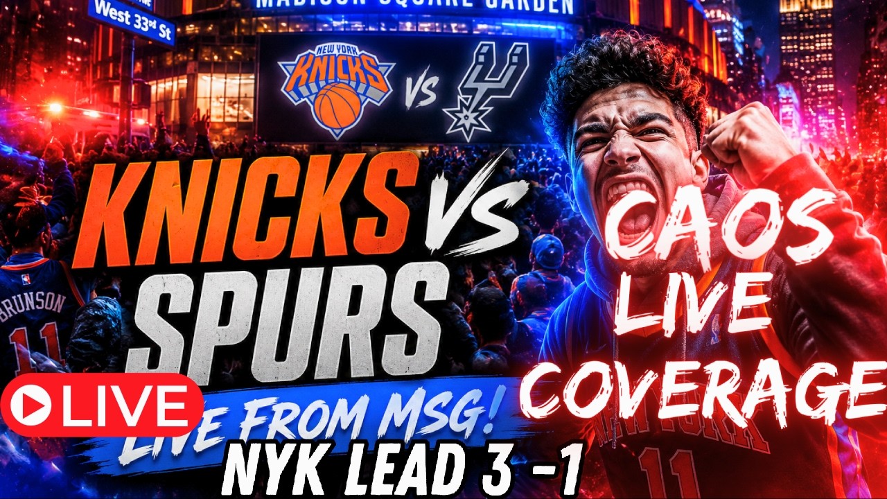 🔴 LIVE NOW: Chaos Outside Madison Square Garden Knicks vs Spurs NBA Finals Watch Party Fan Reactions