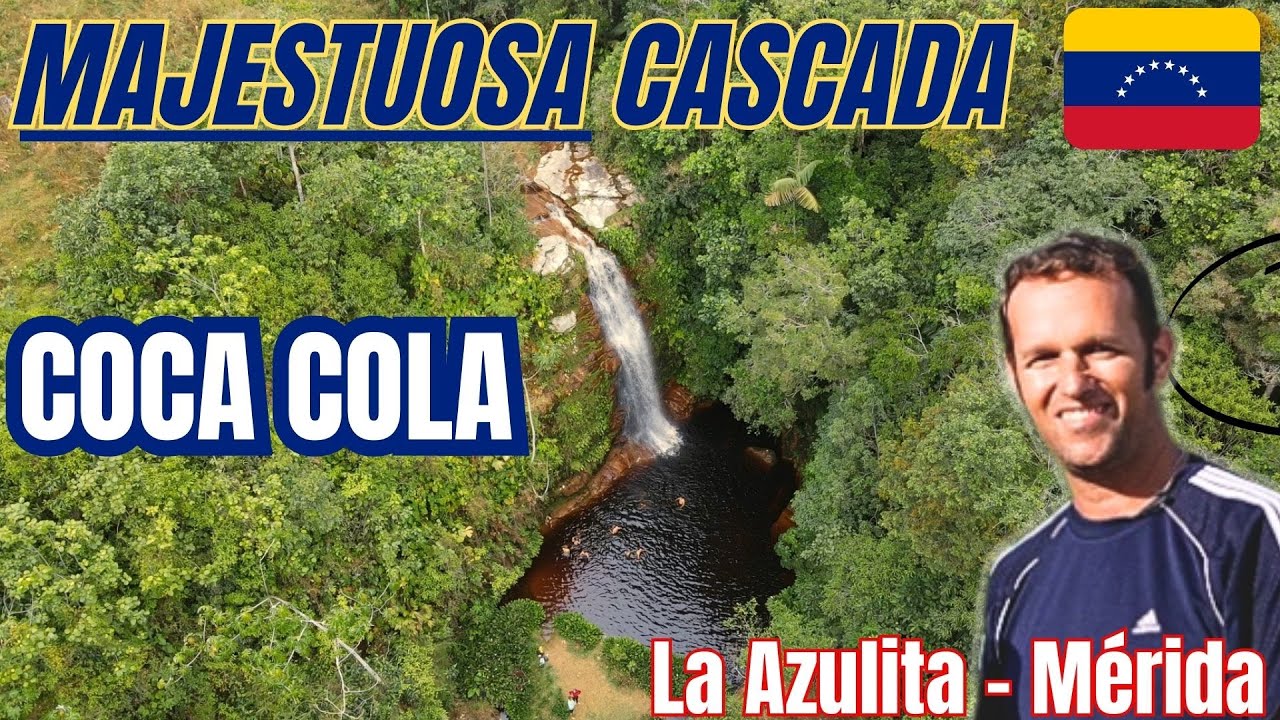 La Majestuosa Cascada Coca Cola, en La Azulita, Mérida - Venezuela.