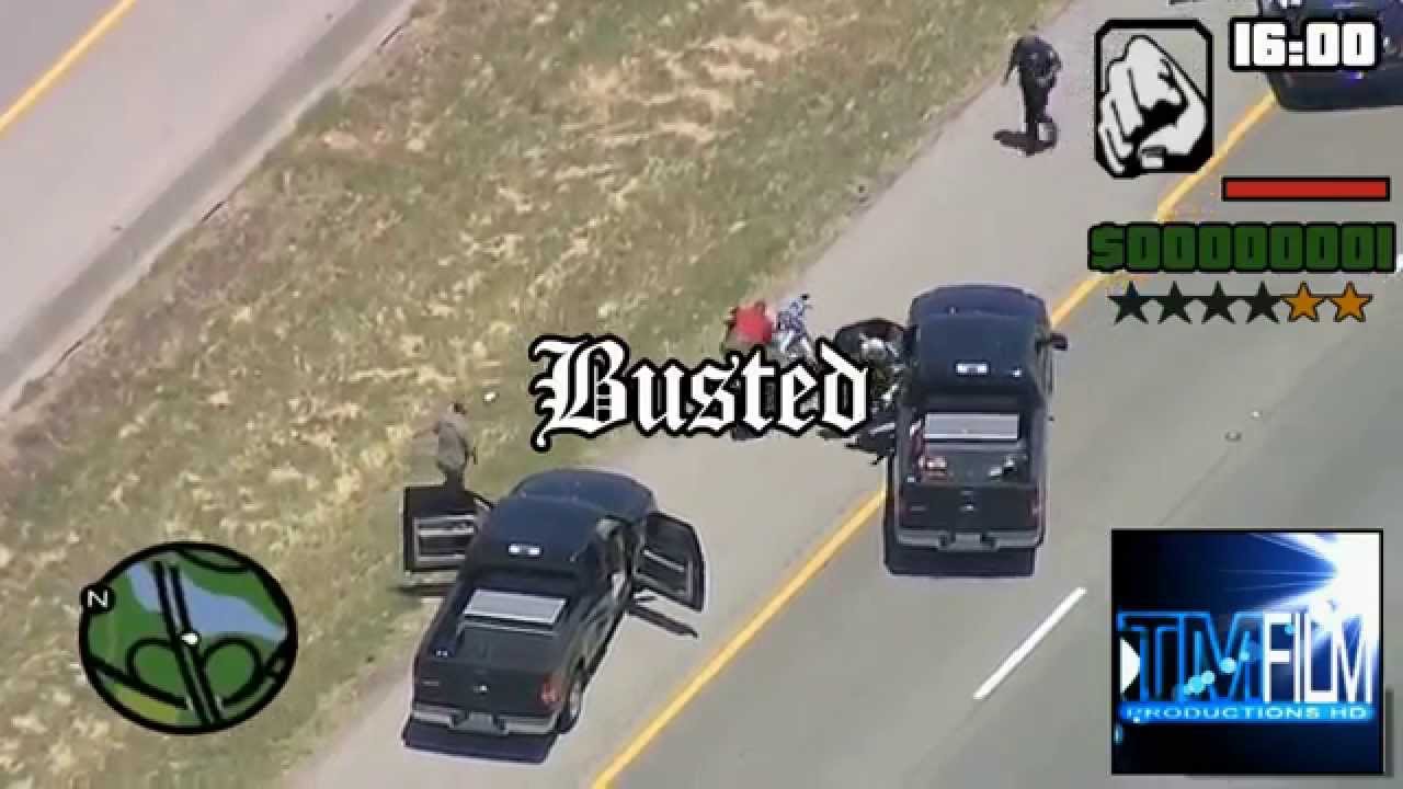 GTA San Andreas Real Life Police Chases