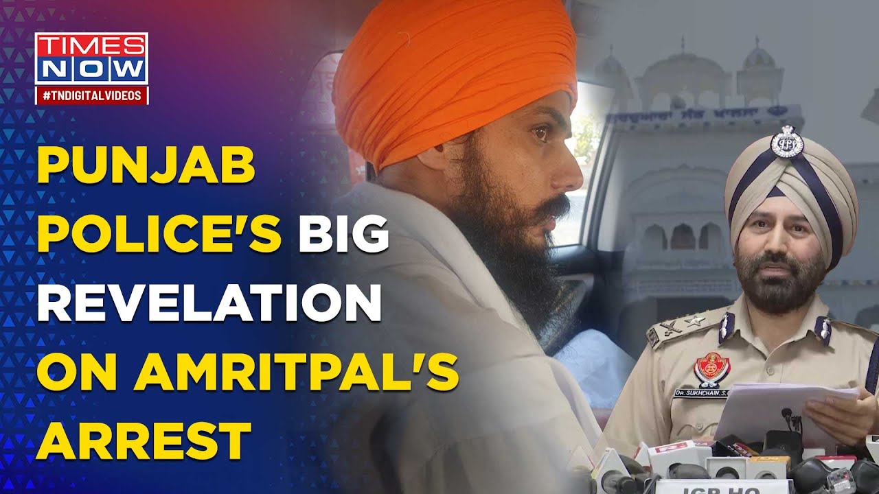 'Intel On Amritpal From Rode Village': Punjab Police On How Fugitive Radical Was Arrested From Moga