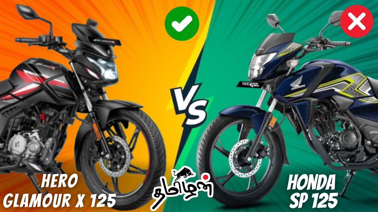 Hero Glamour X 125 vs SP 125 🏍️ Full Review & Real Road Test in Tamil!