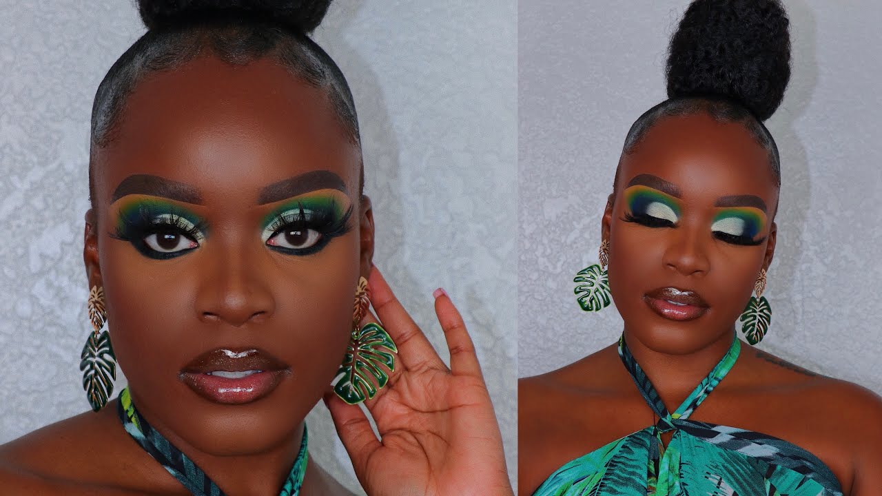 Green Cut Crease Makeup Tutorial | Beginner Friendly