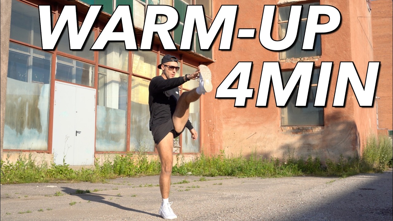 4 MIN WARM UP BEFORE RUNNING