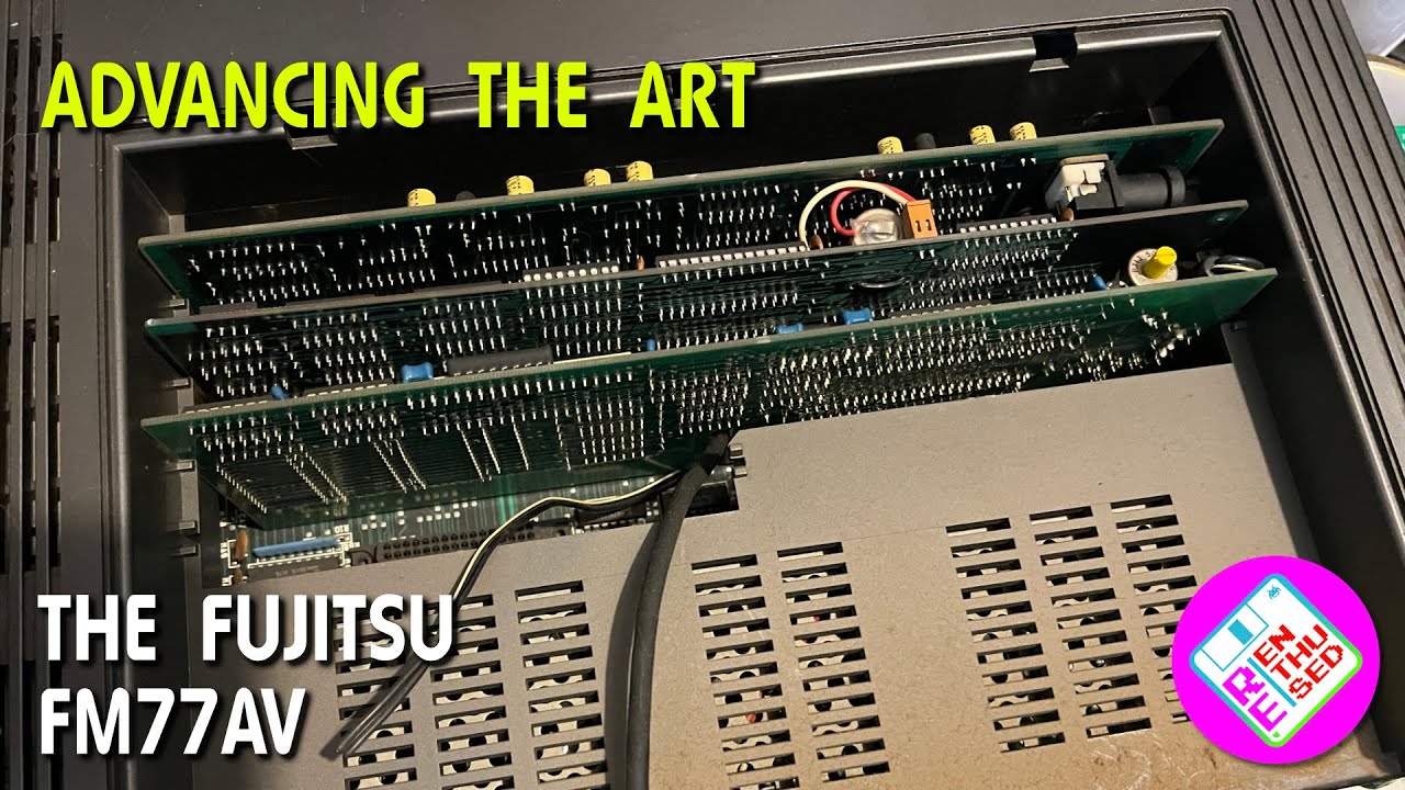 Advancing the Art: The Fujitsu FM77AV #RetroComputing