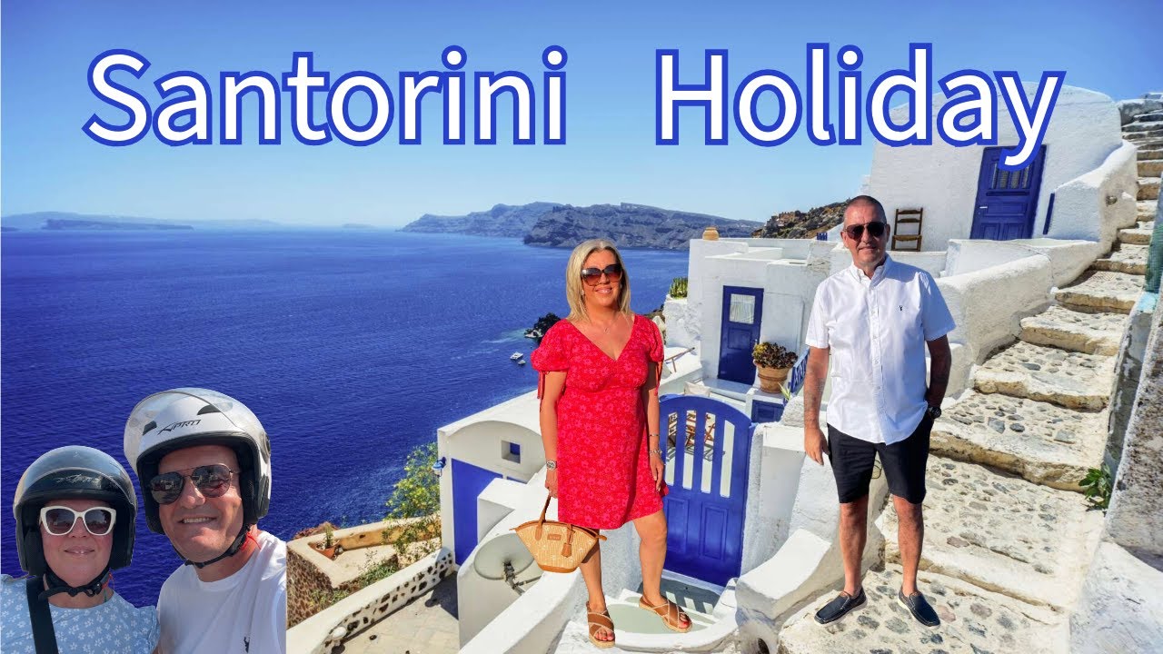 Our Santorini Holiday staying in Perissa at Hotel Gardenia .. visits to Oia and Fira too