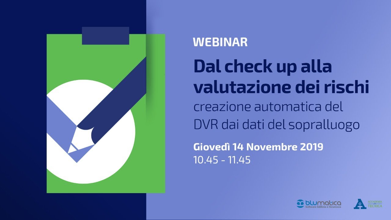 Dal check up alla valutazione dei rischi: creazione automatica del DVR dai dati del sopralluogo