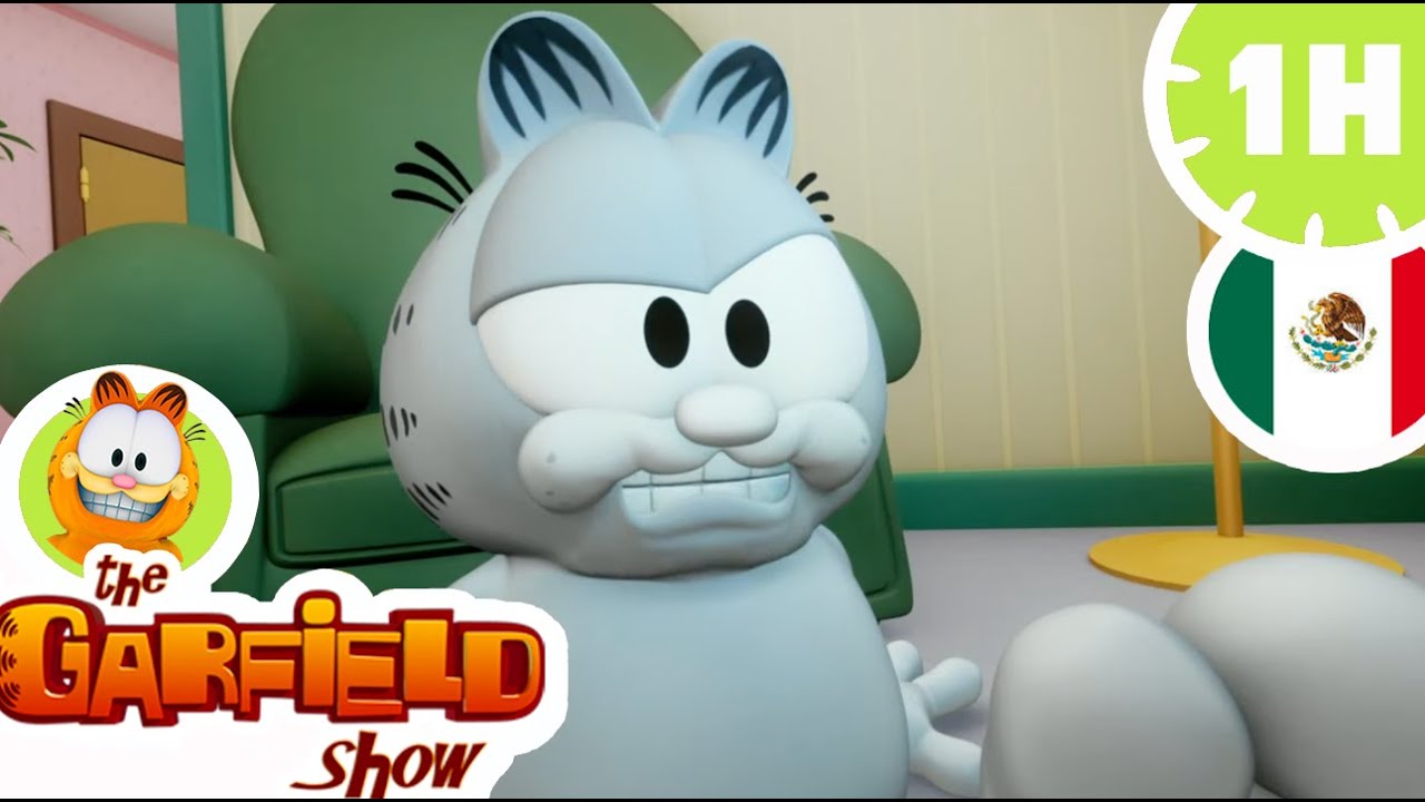 🤣 ¡Garfield está en blanco y negro! 🤣 Nueva compilación de episodios - Garfield Show