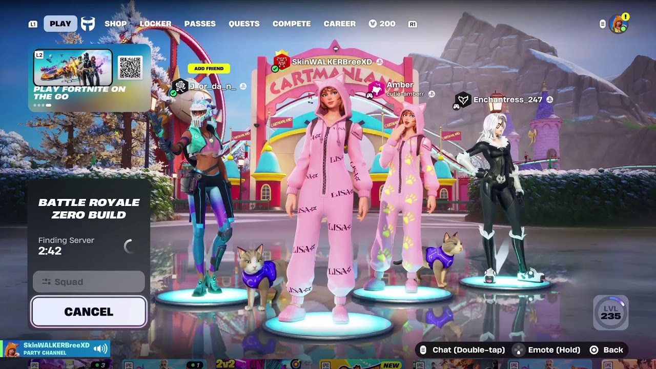 Fortnite! With SkinWALKERBreeXD 22yearsold