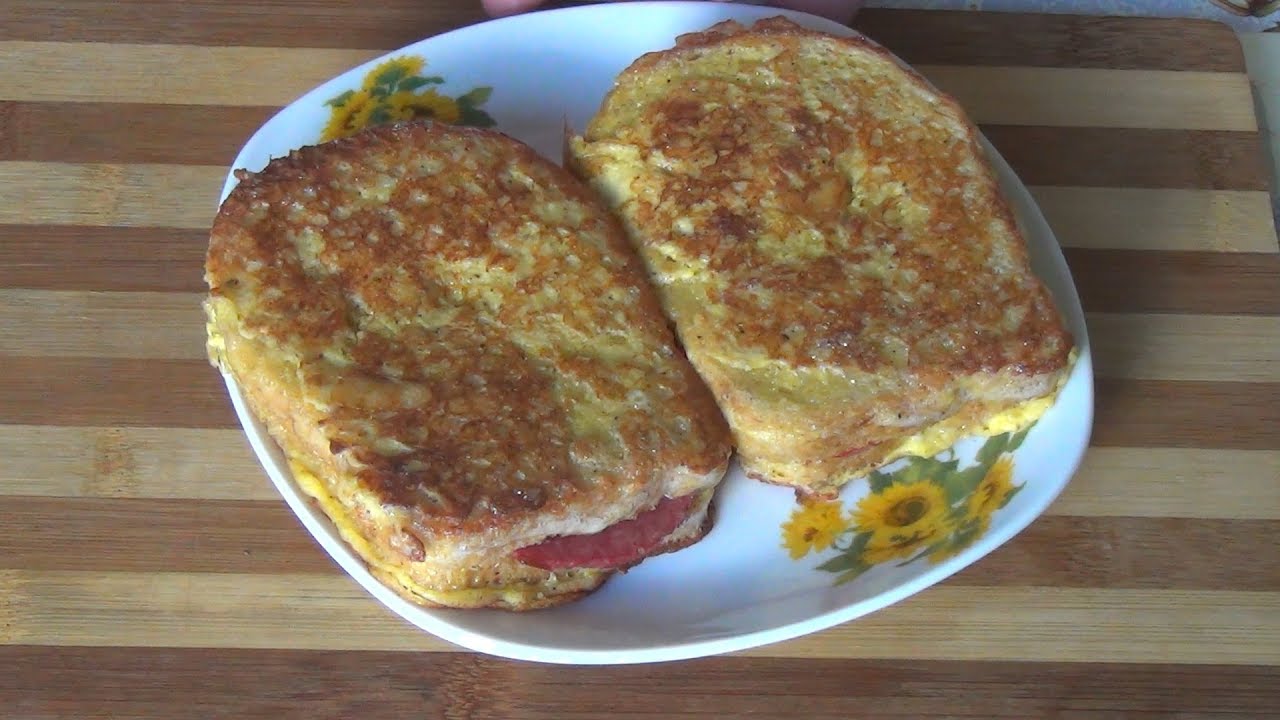 Горячие бутерброды за 5 минут. Быстро вкусно и просто.Hot sandwiches in 5 minutes.