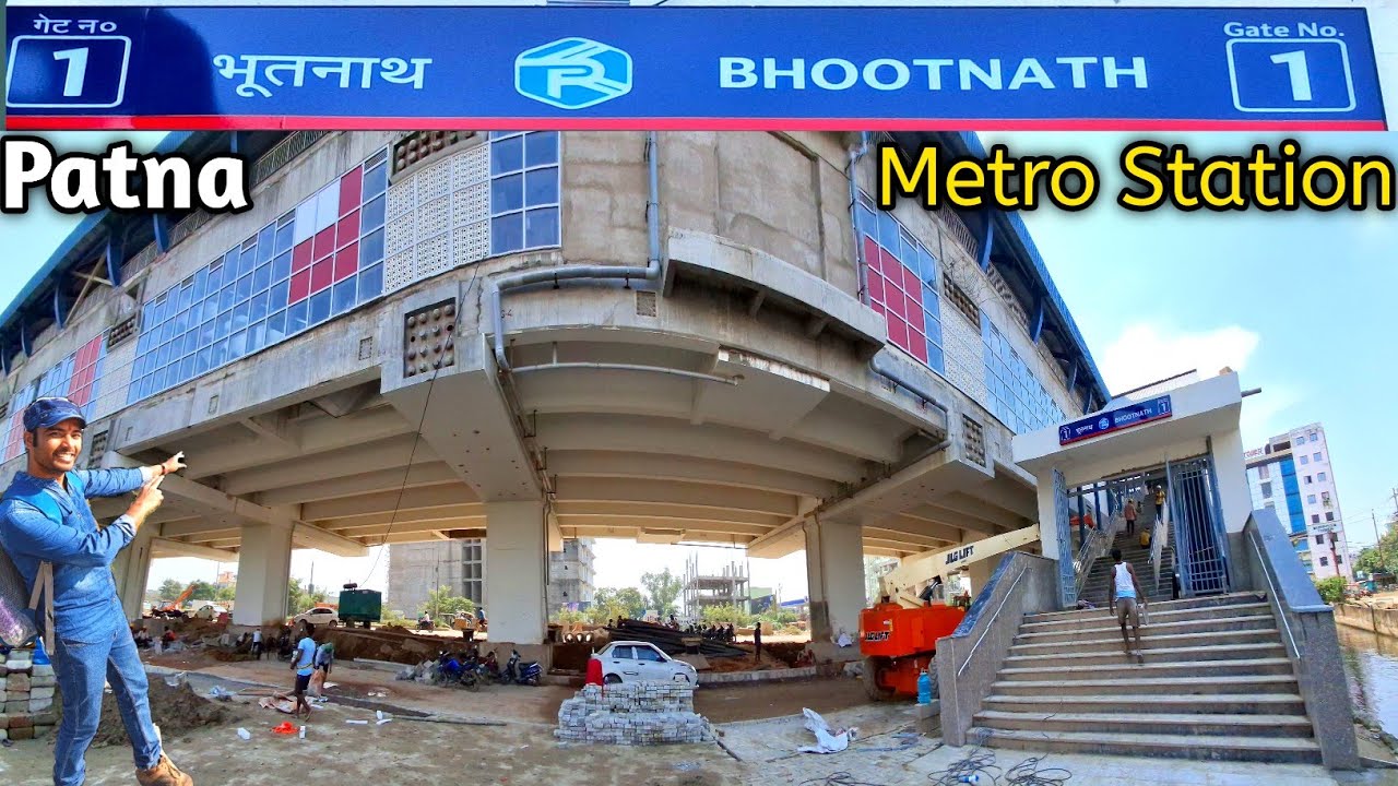 Patna Bhootnath Metro Station Work || Patna Metro Station