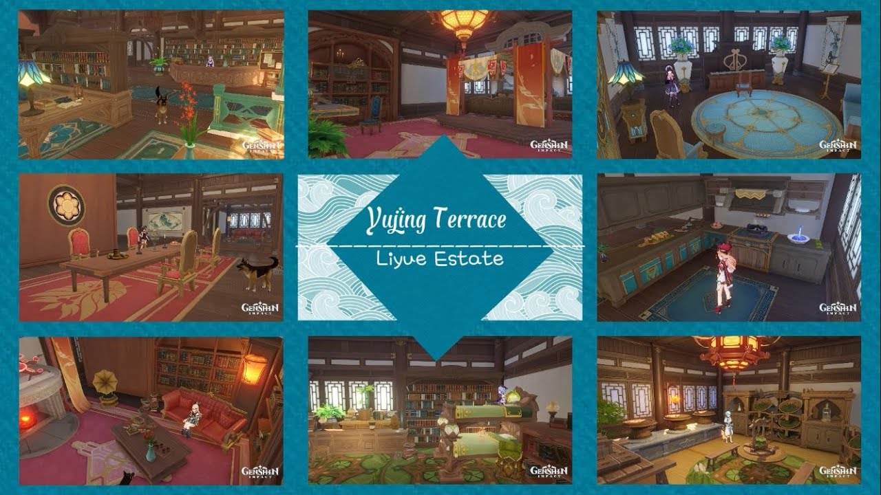🫕Yujing Terrace: Liyue Estate🫕 Interior Design || Serenitea Pot Genshin Impact
