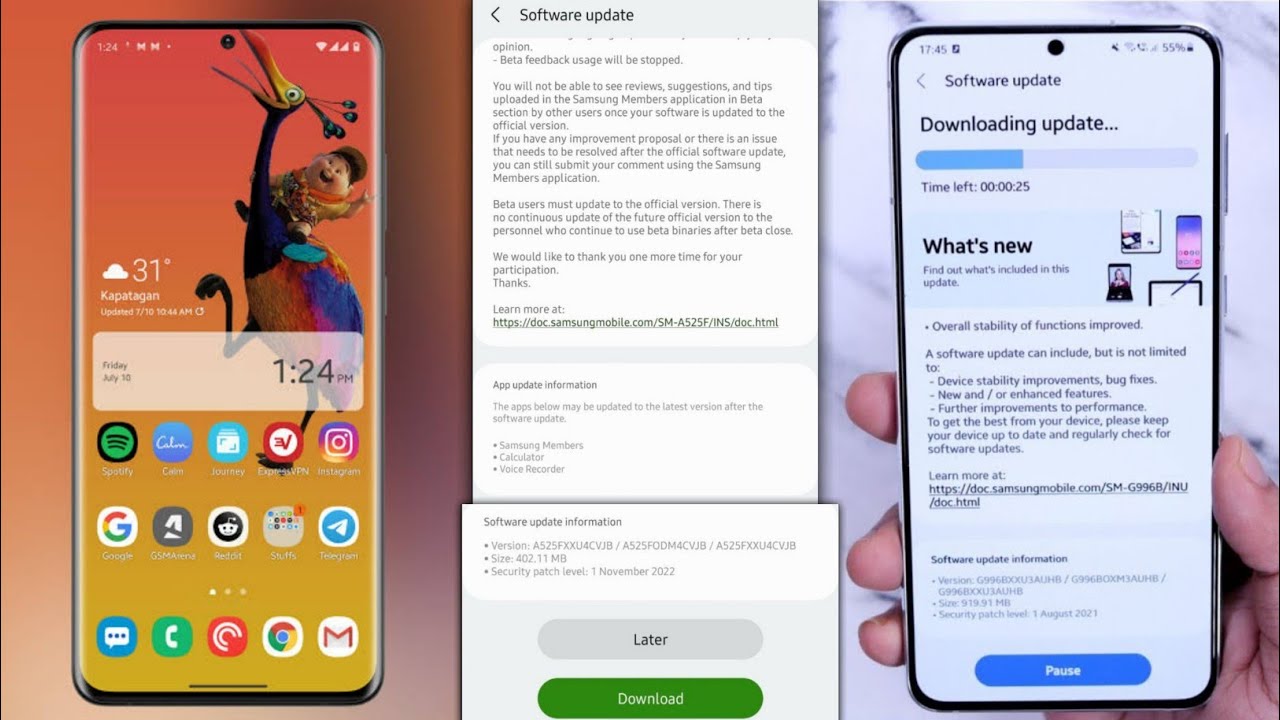 Samsung Released New Update🔥- A54,A50,A13,A14,A15,A22,A23,A33,A34,A51,A31,A52,A53,M34,S20