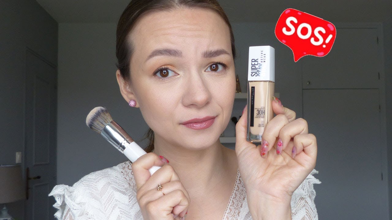 J'AI TESTE POUR VOUS LE FOND DE TEINT MAYBELLINE SUPER STAY ACTIVE WEAR 30H