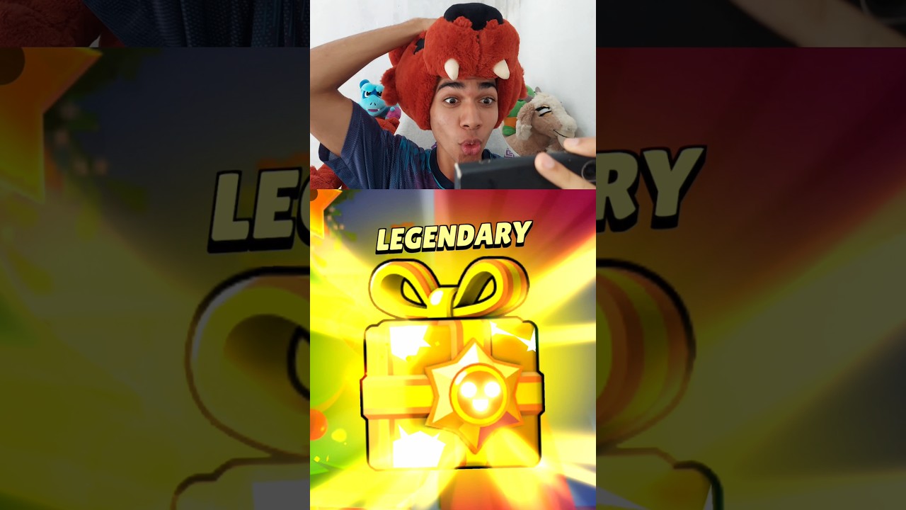 OPENING NEW PRESENT 🎁💛 #brawlstars #shorts #gaming #supercell