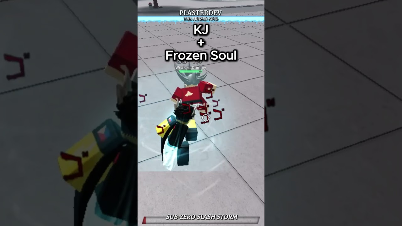 KJ + Frozen Soul in Strongest Battlegrounds 💀 #tsb #thestrongestbattlegrounds