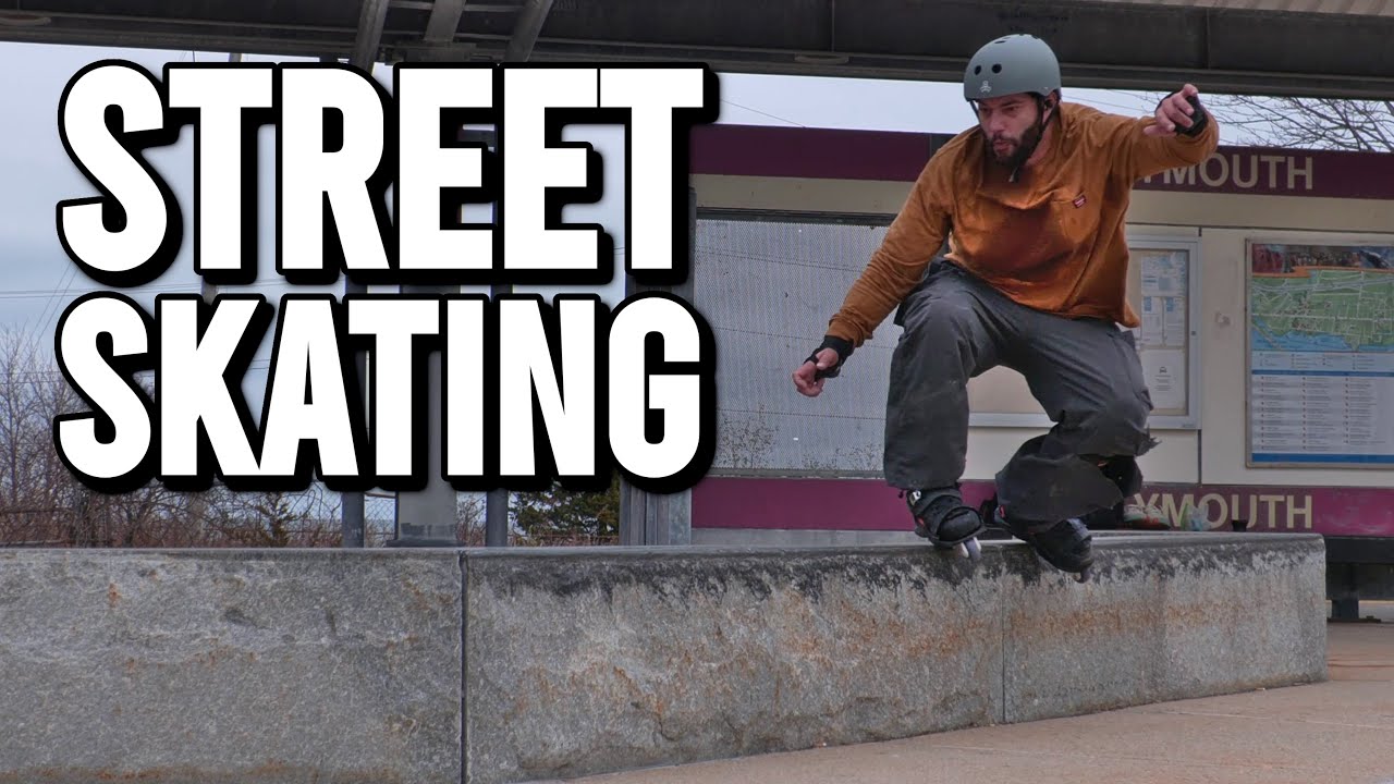Street Skating My USD Shadows // Aggressive Inline Skate Vlog