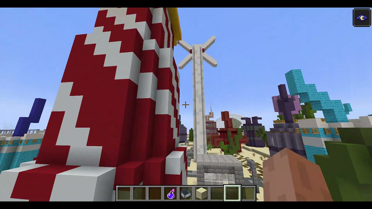 Minecraft Spongebob World Map