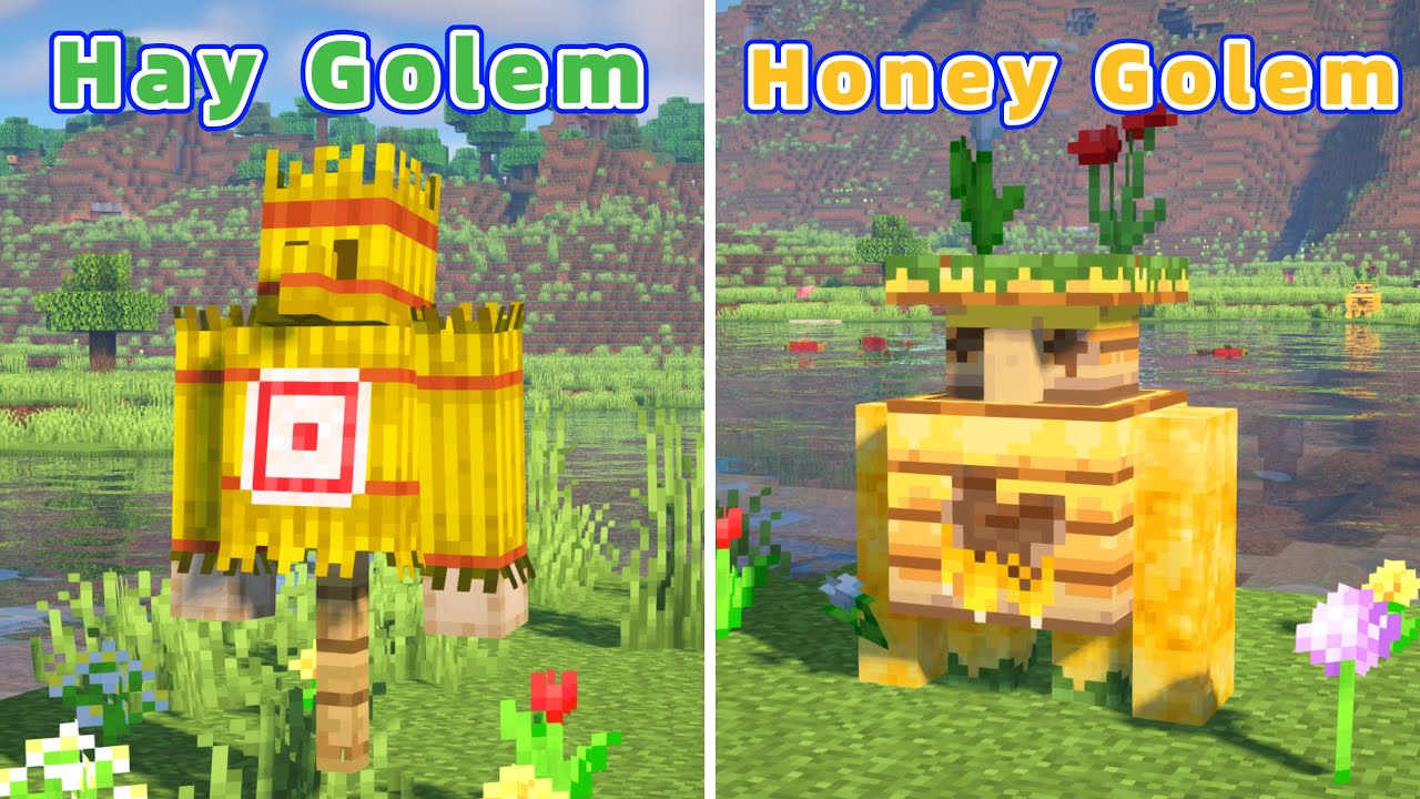 4 потрясающих мода Minecraft: 23 новых голема!