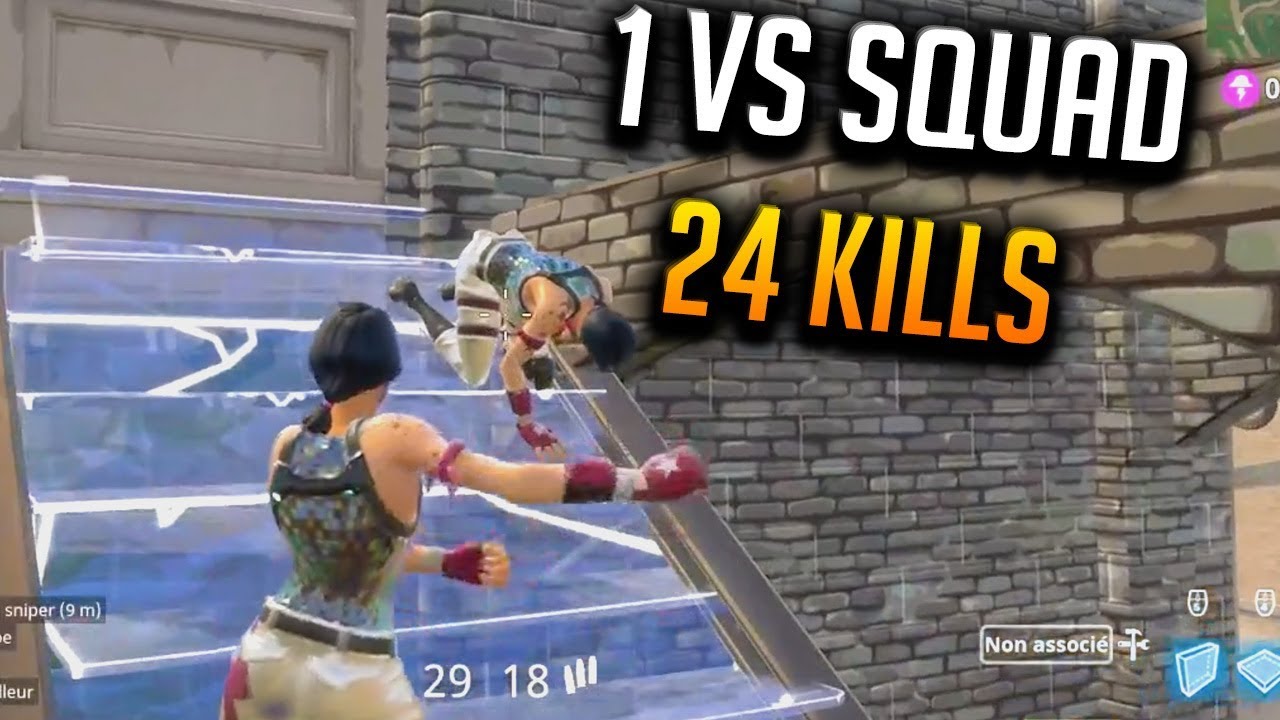 🥇TOP 1 / 1 VS SQUAD 24 KILLS (Epreuve de tir)