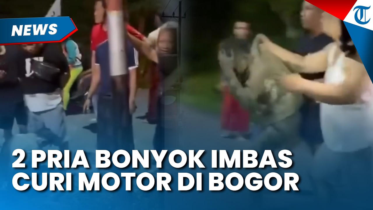 KEPERGOK CURI MOTOR, 2 Pria Bonyok Dihajar Warga di Leuwiliang Bogor, Ini Kata Polisi