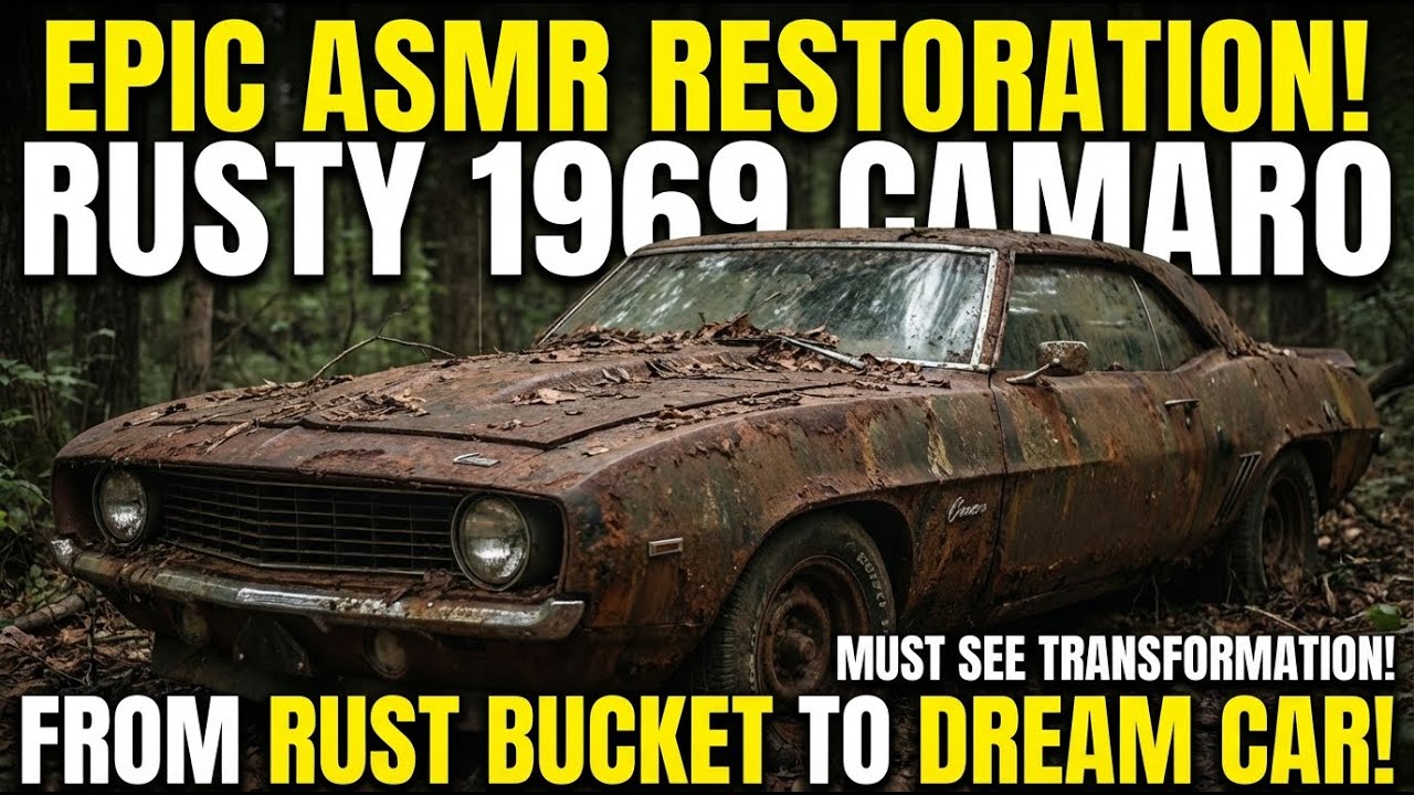 ASMR Car Restoration | Chevrolet Camaro 1969 Full Restoration From Rust to Perfection