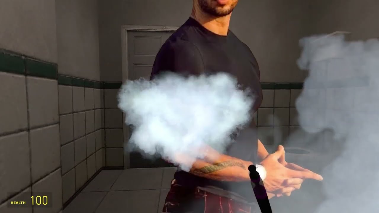 Vaping in front of Andrew Tate...
