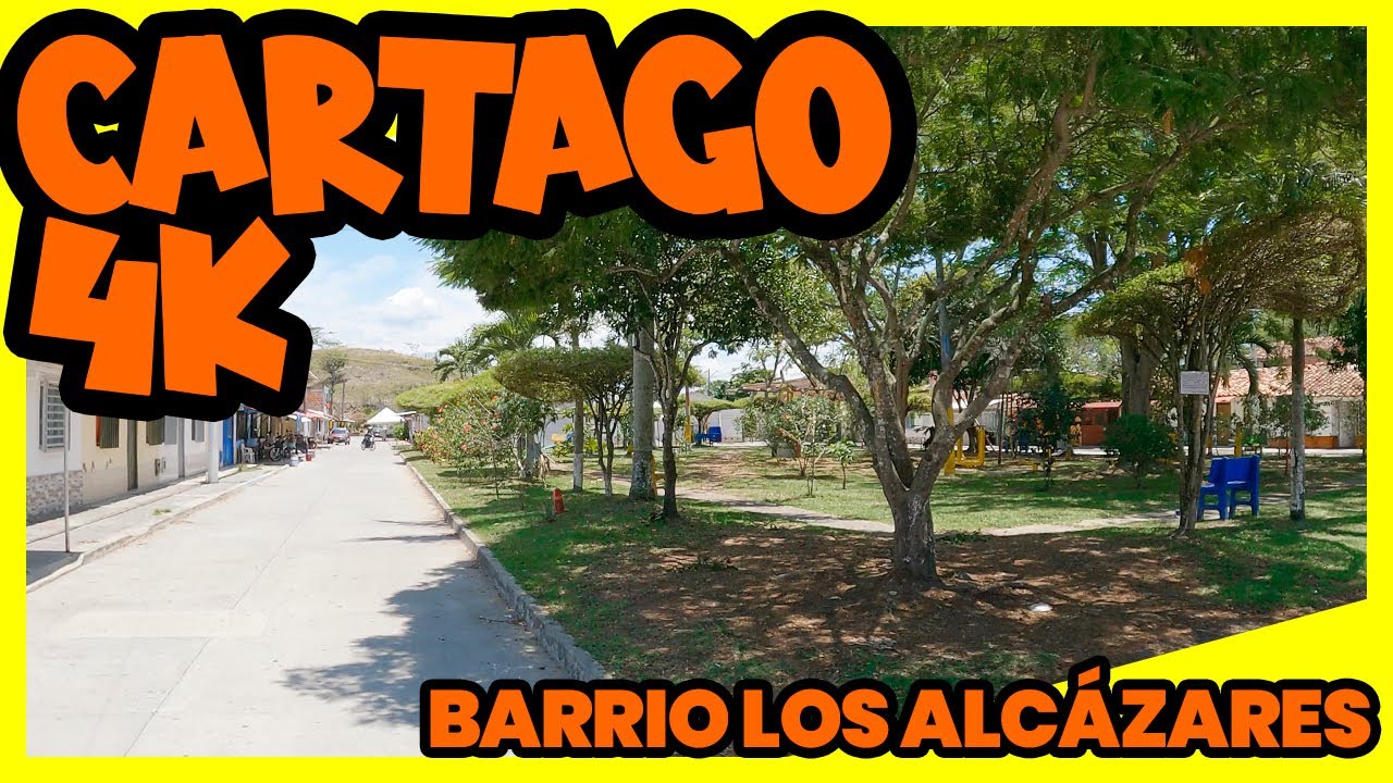CARTAGO 4k - Recorrido por el barrio los Alcázares