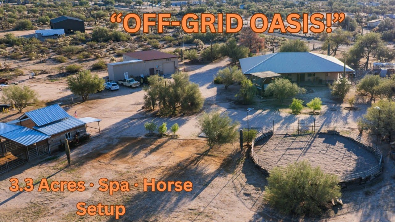 “A MUST-SEE Arizona Ranch Home | Amazing Well, Solar, Spa & Horse Setup!”