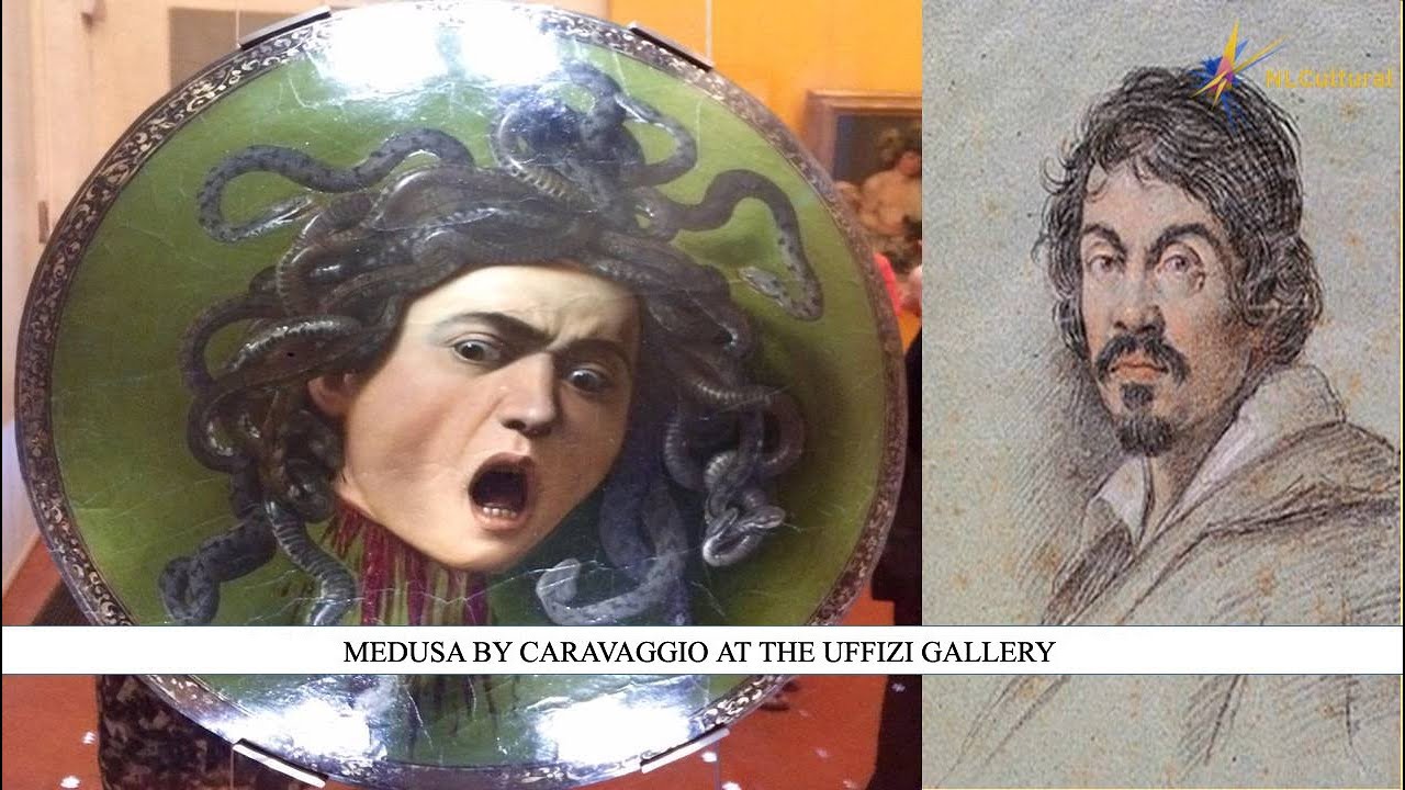 Medusa by Caravaggio at the Uffizi Gallery