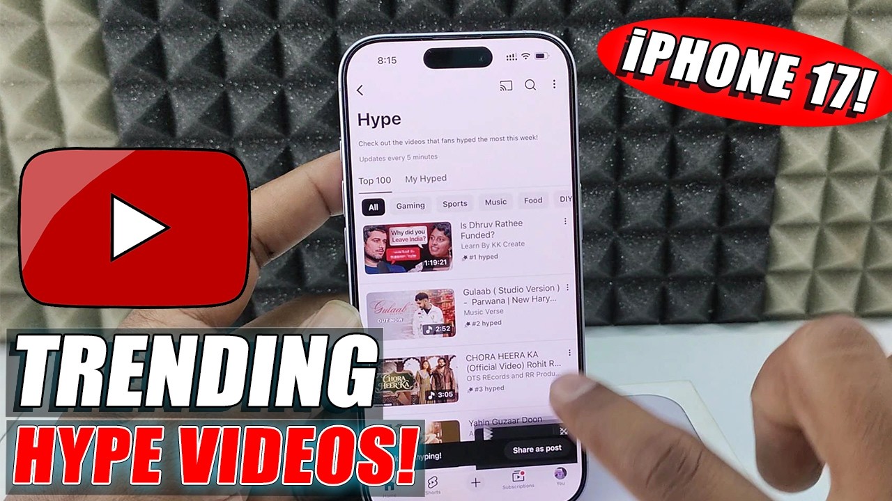 how to see hype leaderboard on iphone 17/17 pro max?