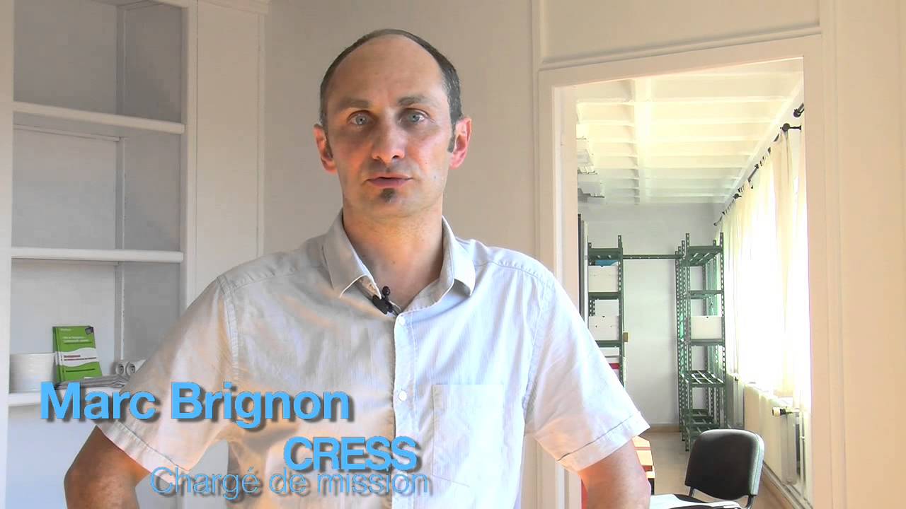 Marc Brignon, chargé de mission à la CRESS (Chambre Régionale de l'Economie Sociale et Solidaire