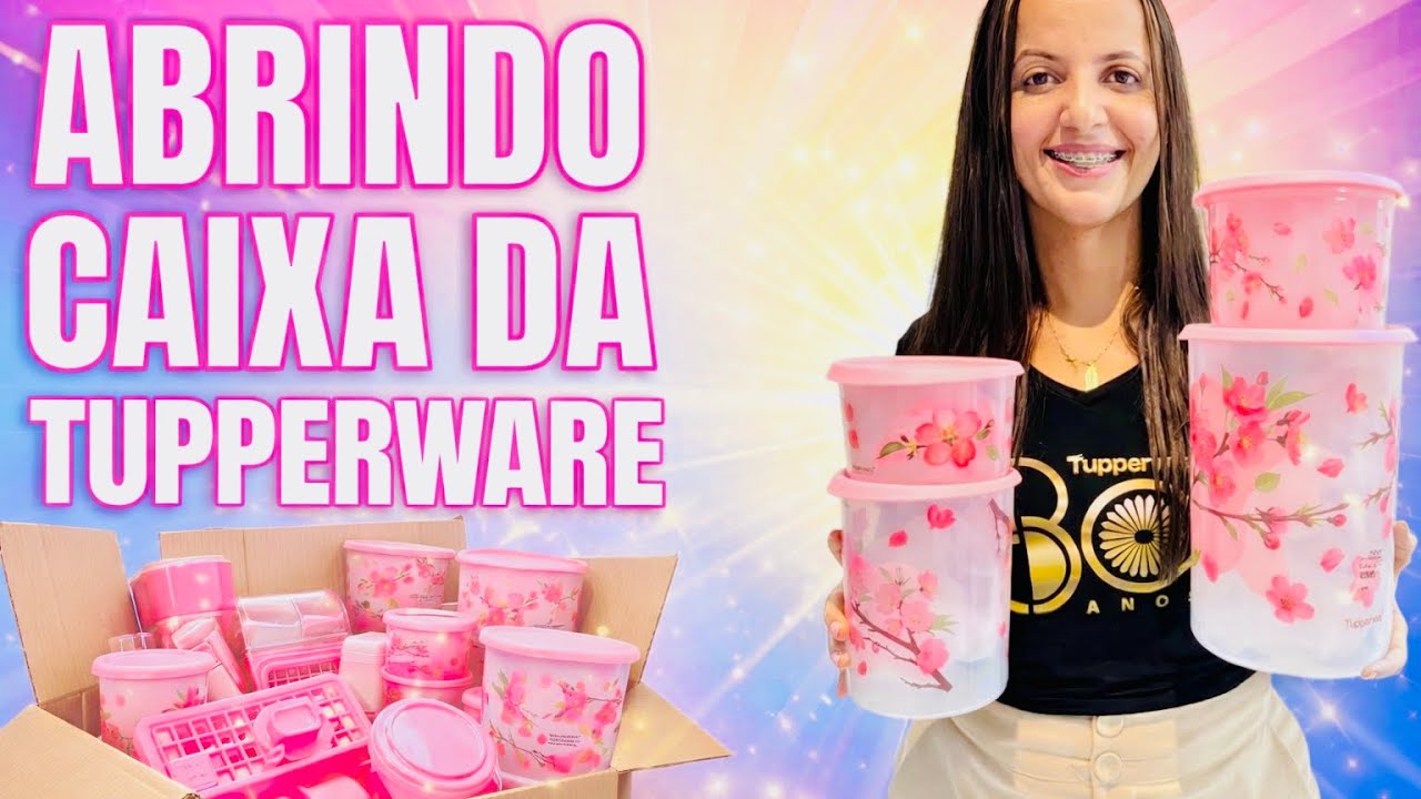 ABRINDO CAIXAS TUPPERWARE | SEMANA 05 E 06 VITRINE 02/2026/JO TUPPERWARE