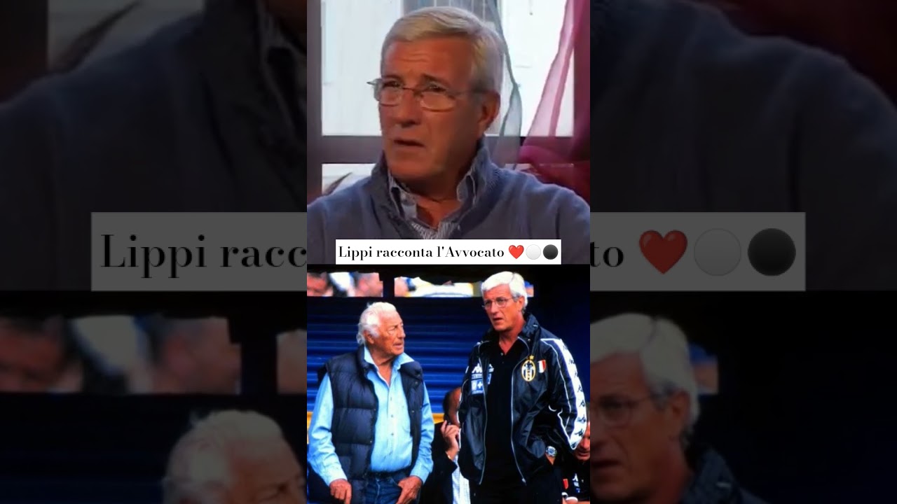 LIPPI racconta l'Avv. AGNELLI ❤️⚪⚫ #calcio #juventus #finoallafine