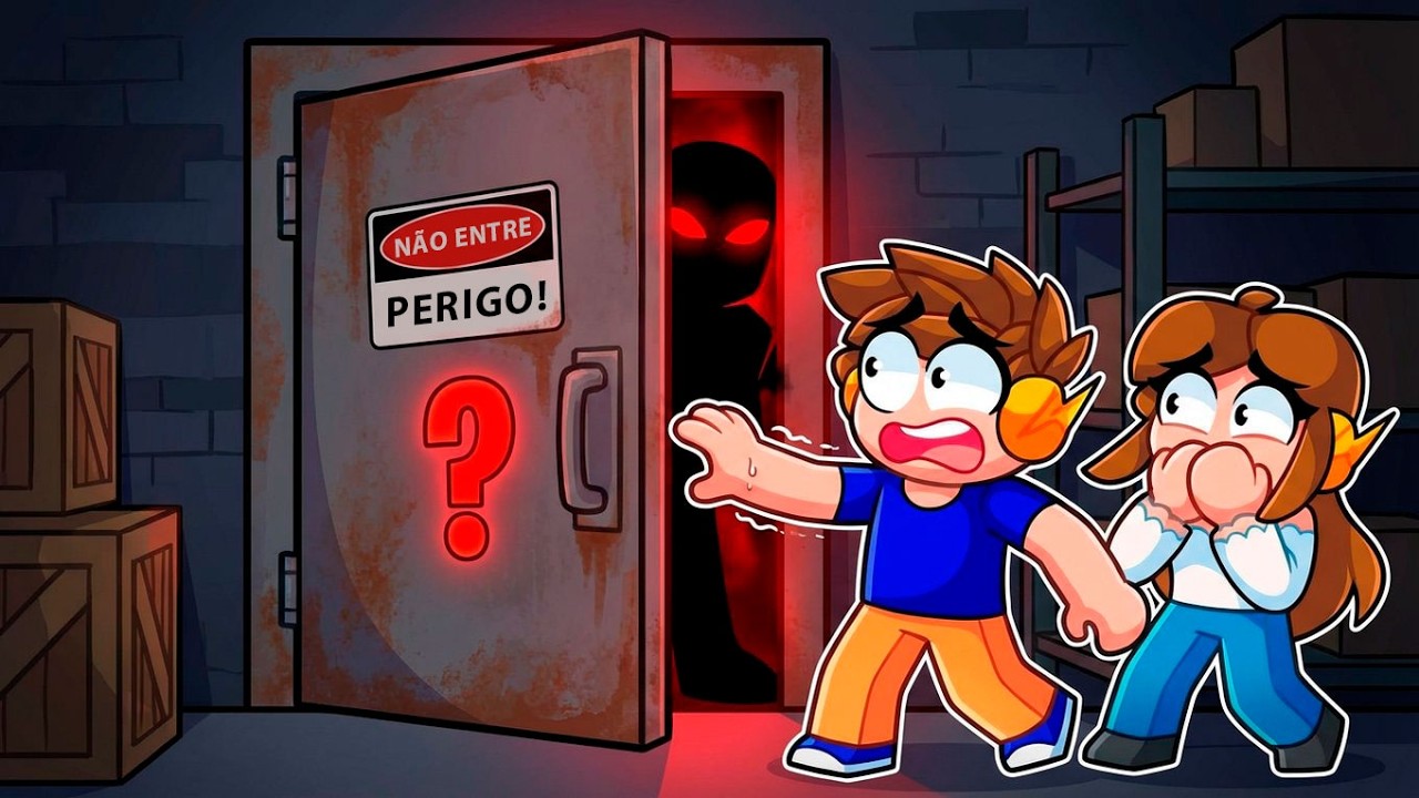 NÃO ABRA O DEPOSITO ASSUSTADOR no ROBLOX!