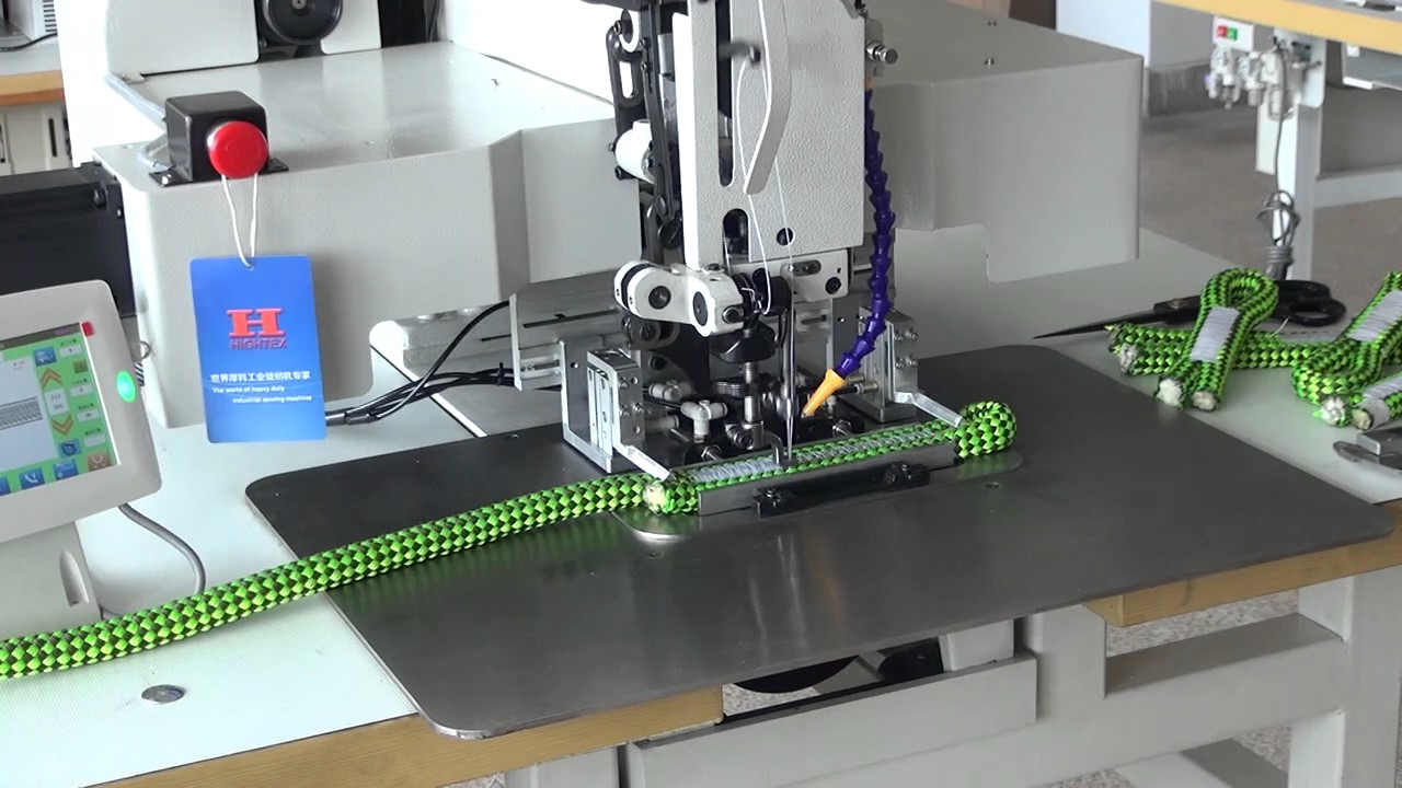 Super heavy duty rope end bar tacking sewing machine