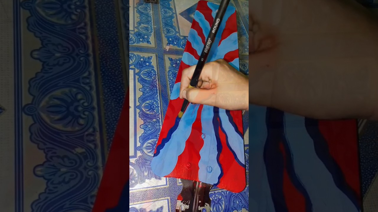 DIY||🎨Old Ceiling Fan Makeover Idea||✨Painting on Old Ceiling Fan||🎨#shorts