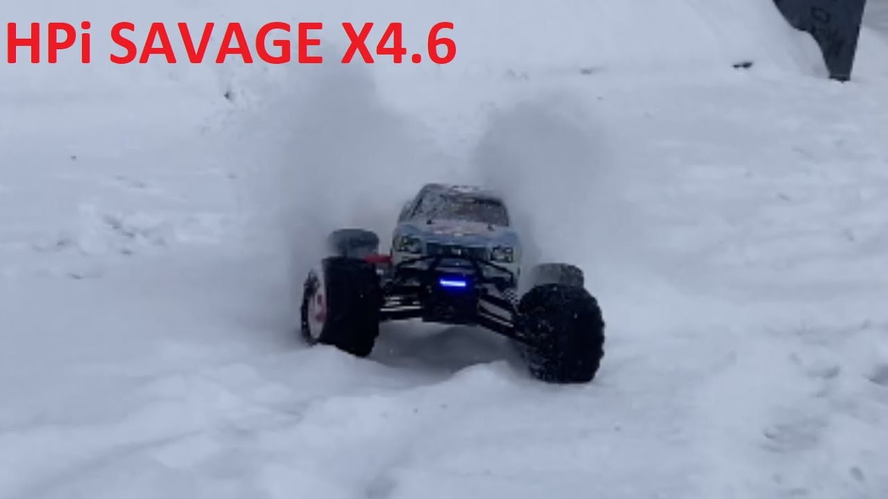 HPI savage 4,6 in winter