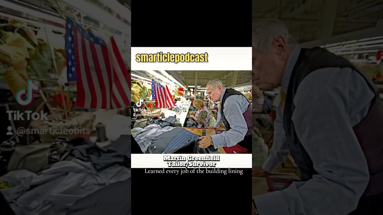 Martin Greenfield survived a Natzi concentration camp to become a tailor to the stars...